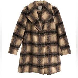 Cyrus Cream Wool Blend Coat Size 1X Style CT022201WM